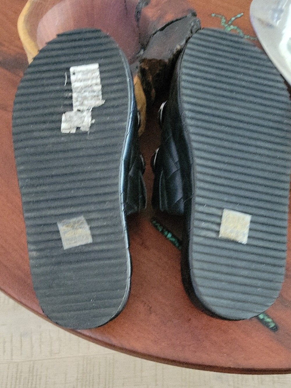 Kurt Geiger Black Quilted Slide Sandals with Colorful Jewel Embellishments - Picture 6 of 12